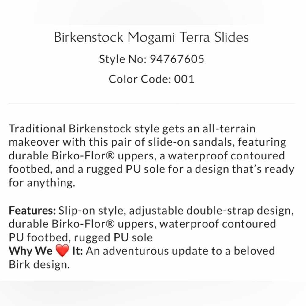 ▪️NWT Birkenstock Mogami Terra Slides - Picture 4 of 8